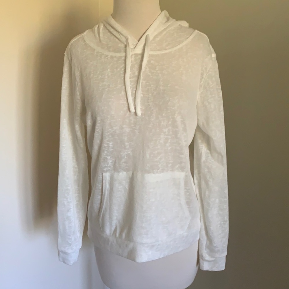 White hoodie